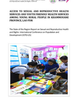Access to Sexual and Reproductive Services and Youth Friendly Services Among Young Rural People in Khammouane Province, Lao Pdr