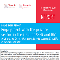 Share-Net Round Table Report: Engagement with the Private Sector in the field of SRHR and HIV