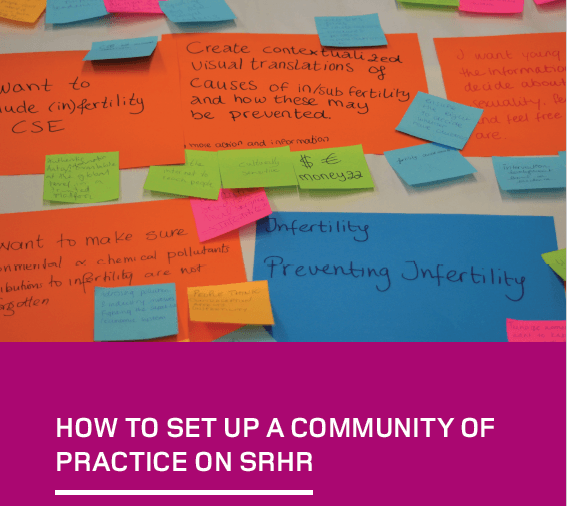 How to set up a Community of Practice on SRHR