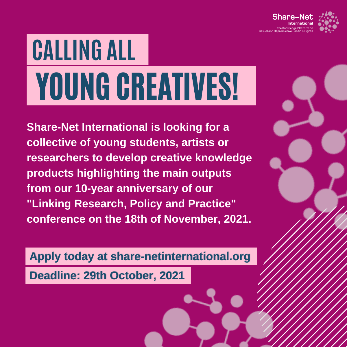 Call for Young Creatives for the LRPP Conference 2021!