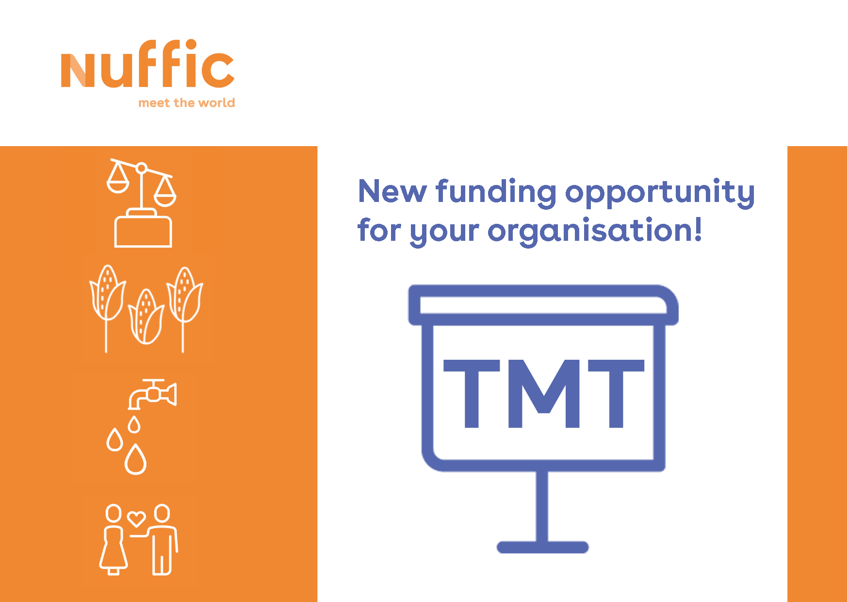 Call for joint proposals for Tailor-Made Training (TMT): Orange Knowledge Programme