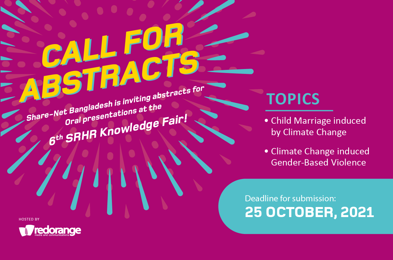 Call for Abstracts – The Share-Net Bangladesh SRHR Knowledge Fair 2021