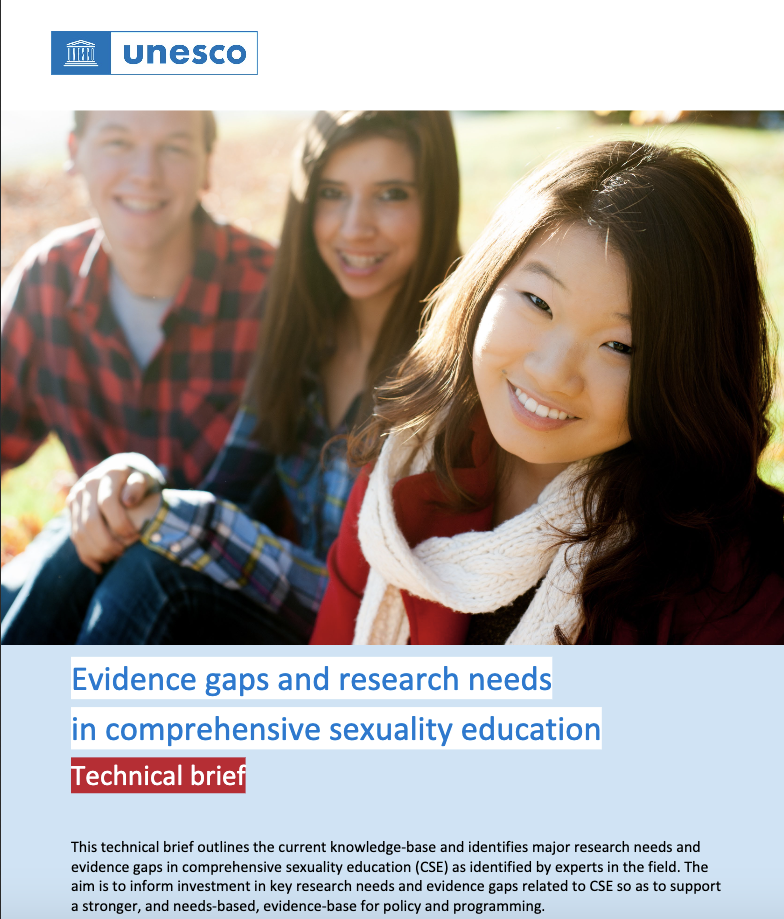 Evidence Gaps and Research Needs in Comprehensive Sexuality Education: Technical Brief