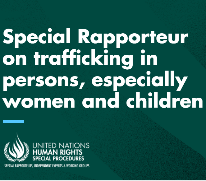 Call for Written Submissions: Special Rapporteur on Trafficking Women & Children