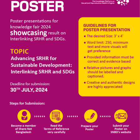Share-Net Bangladesh; Call for Poster Presentations 2024!