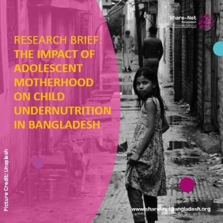 The Impact of Adolescent Motherhood on Child Undernutrition in Bangladesh