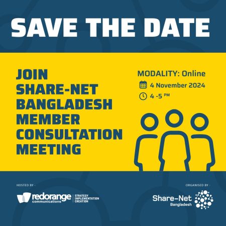 Upcoming Event: Share-Net Bangladesh Member Consultation Meeting 2024 – 4th November